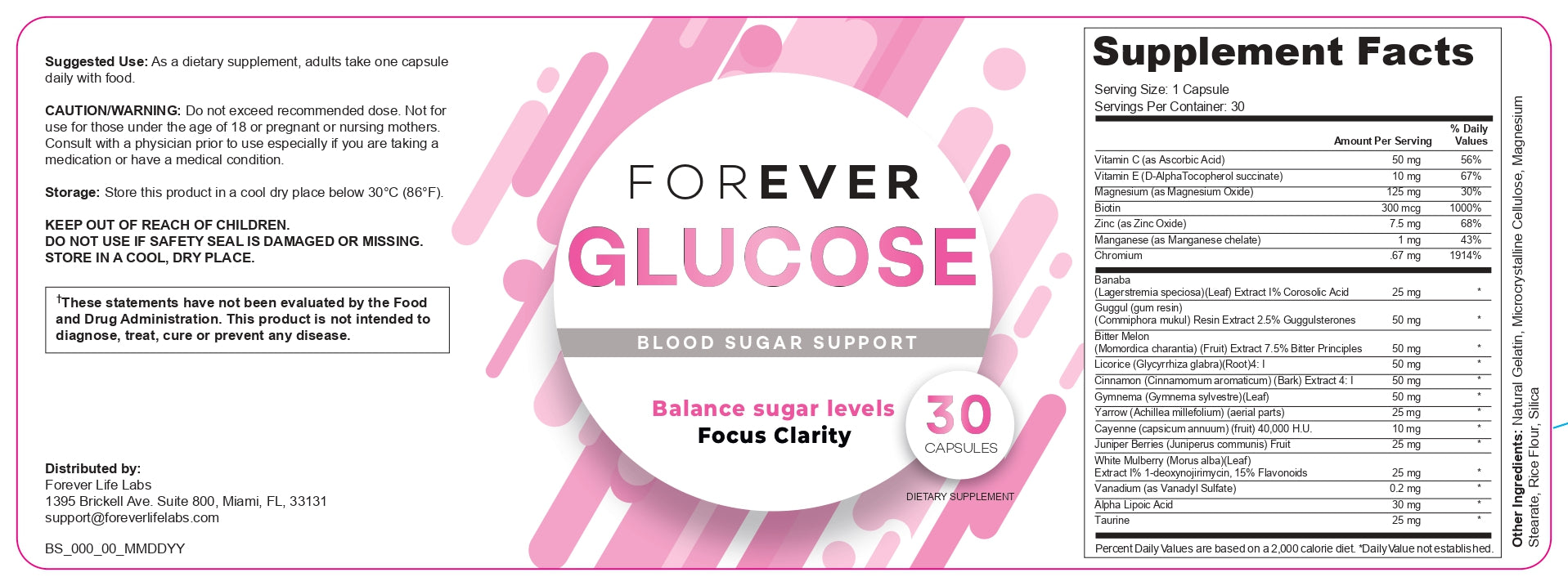 Forever Glucose